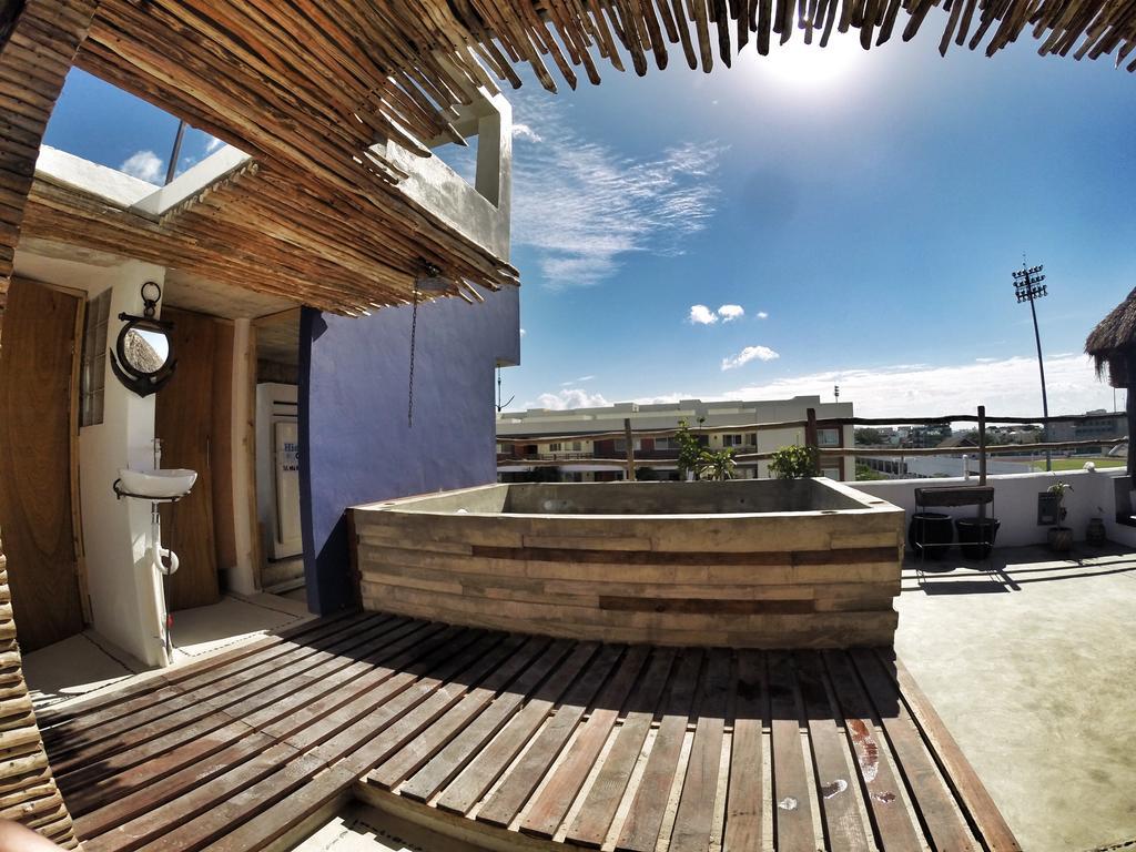 Lobo De Mar Hostel Playa del Carmen Kültér fotó