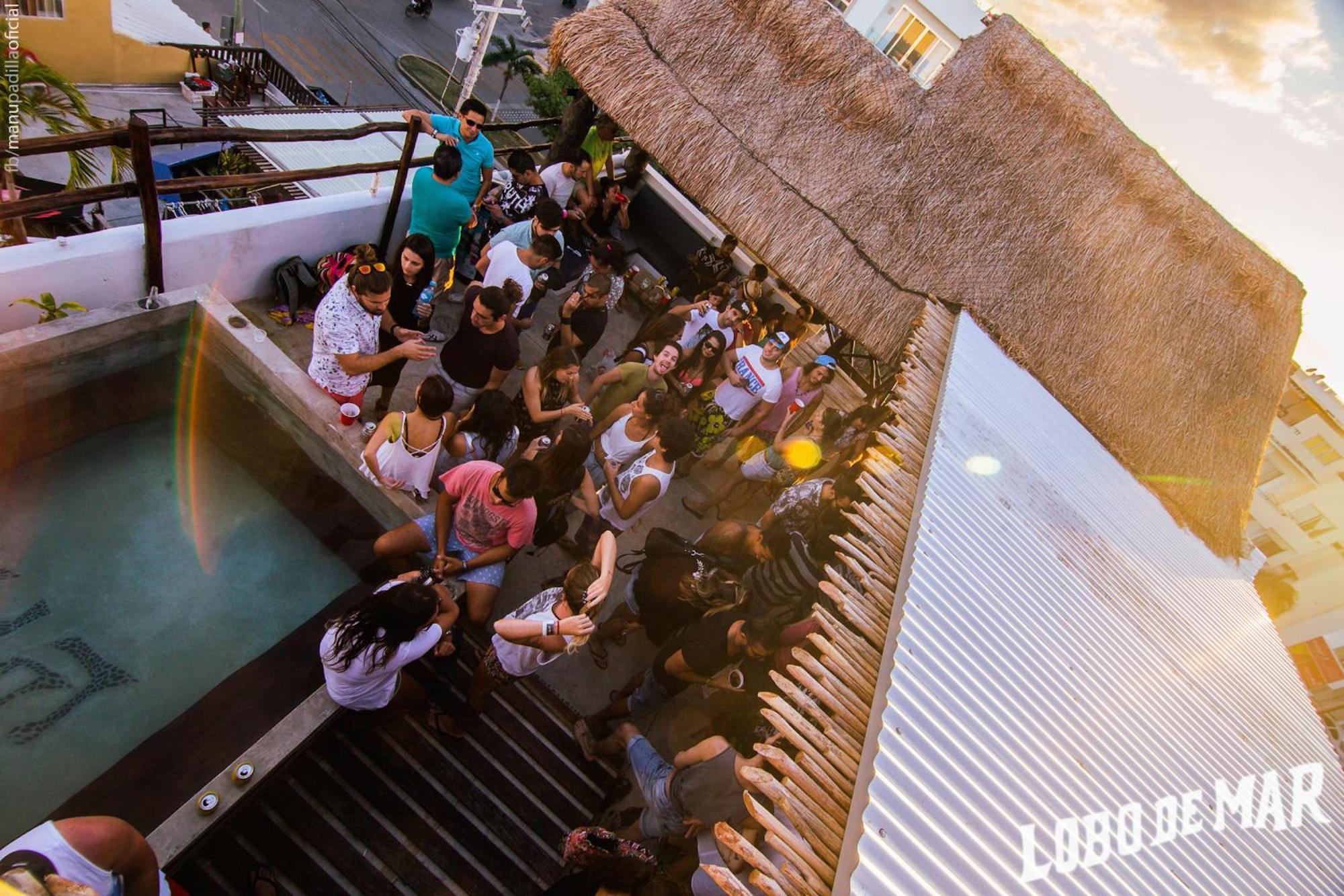 Lobo De Mar Hostel Playa del Carmen Kültér fotó